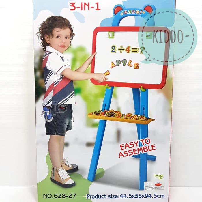 

Papan tulis 3 in 1 - whiteboard - KHSbiru