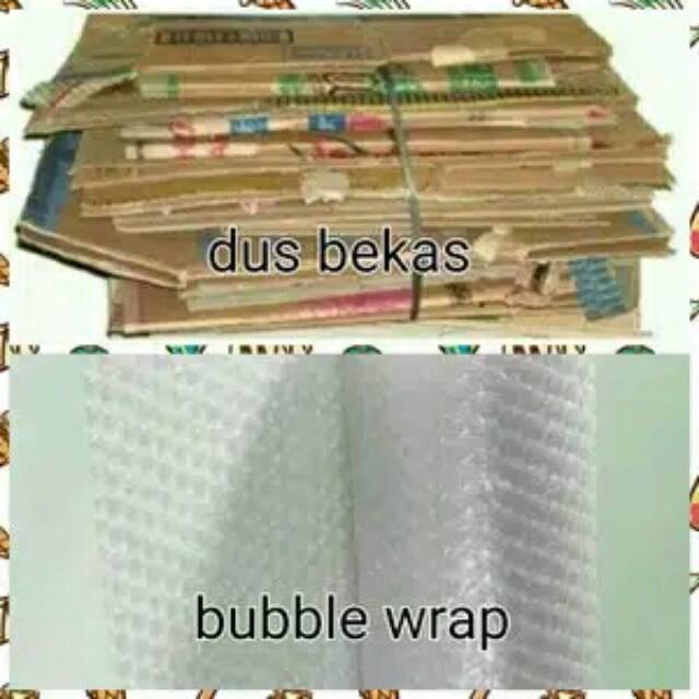 

Tambahan packing Dus + buble (mencegah paket rusak)