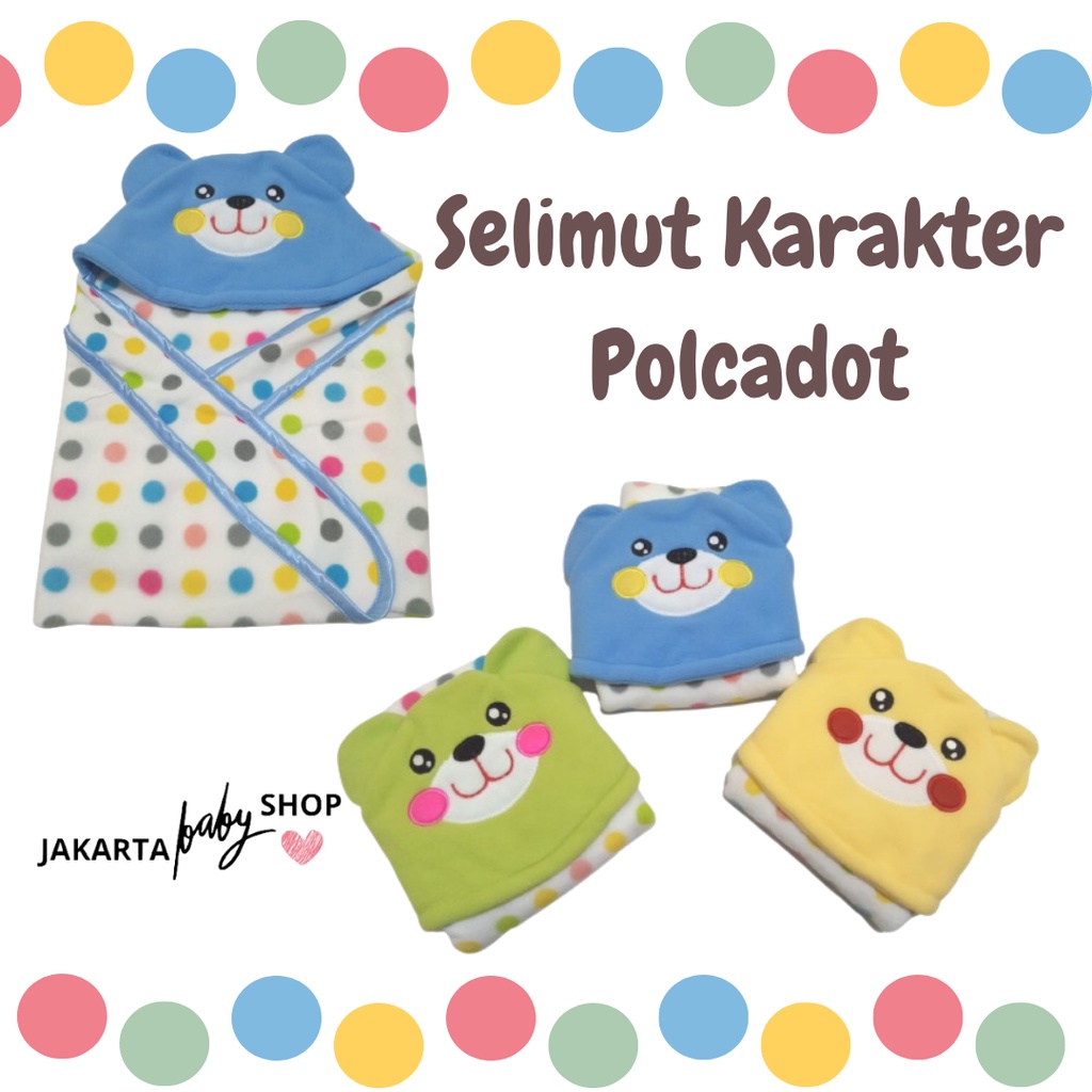 SELIMUT BAYI KARAKTER POLKADOT LUSIANA E 656100