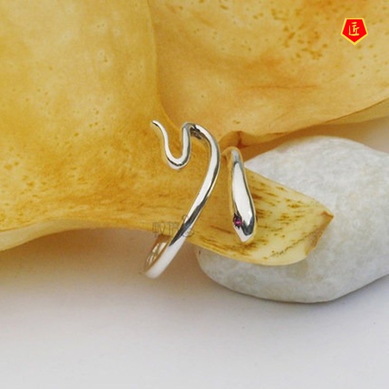 [Ready Stock]Women's Korean Fashion Creative Silver Ring