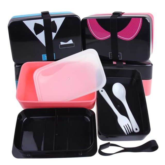 Kotak bekal Fashion lunch Box | Kotak makan lucu 15x8x7