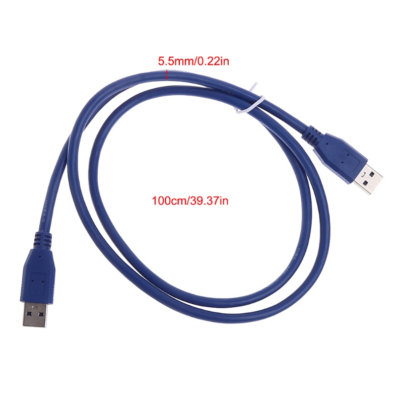 Gro Kabel Extension USB 3.0 Tipe A Male Ke Male OD5.5mm Panjang 1M