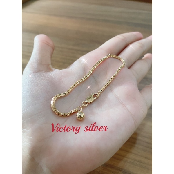 gelang perak asli 925gold #gelang italy perak 925 rosegold#