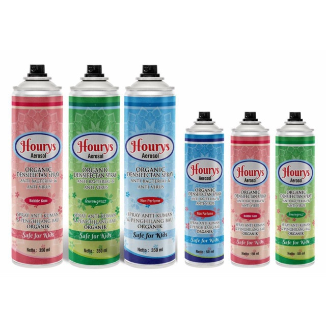 Hourys Aerosol 300ML & 350ML