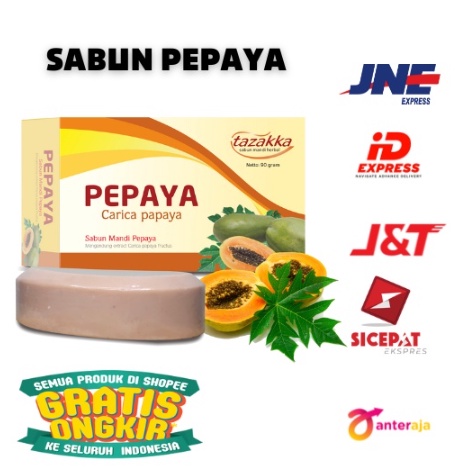 SABUN PAPAYA ASLI BRIGHTENING 90 grm 100% ORIGINAL