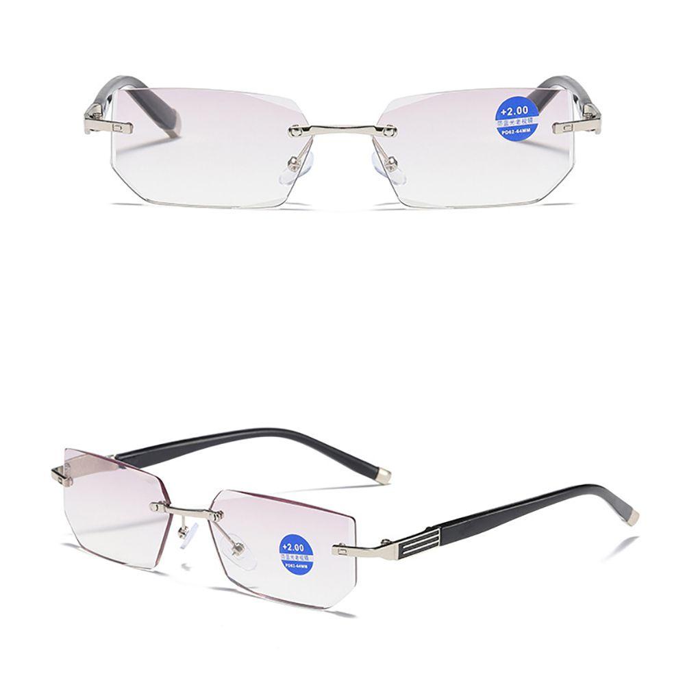 MXBEAUTY Kacamata Presbyopic Frameless Glasses Anti Radiasi Anti Blue Light Blocking Eyeglasses Female Kacamata Anti Radiasi Wanita Sale Kacamata Baca Kaca Anti Radiasi