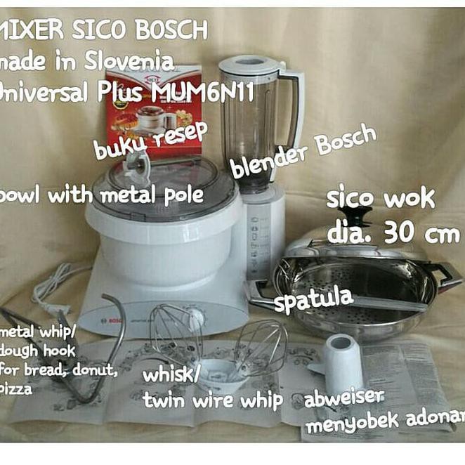 Mixer Roti Bosch Universal Mum 6n11 Shopee Indonesia