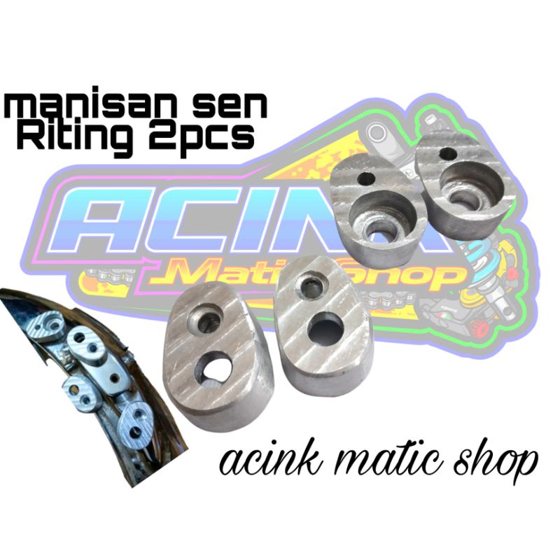 Dudukan sen CB cnc 1set kiri kanan/pangkon sen CB/sepatu sen cb/srpatu riting cnc