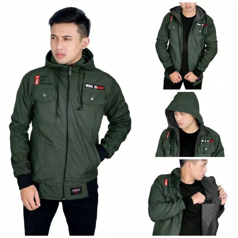 Jaket Parasit pria distro waterproof outerwear