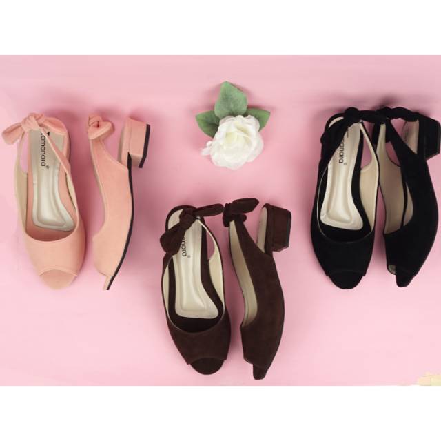  Sandal  heels  wanita  Thera Series Shopee  Indonesia