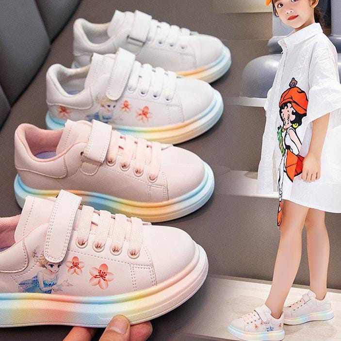 [Brandedbaby]  26-37 SEPATU ANAK PEREMPUAN IMPORT CASUAL / SEPATU FASHION FROZEN SNEAKERS IMPORT