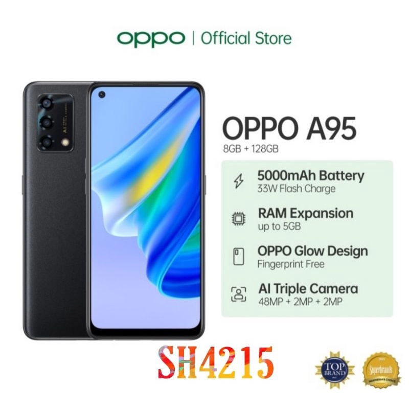 PROMO OPPO A39 RAM 3/32GB GARANSI 1 TAHUN | OPPO A95 RAM 8GB ROM  128GB | OPPO MURAH | OPPO A95 | HP-2