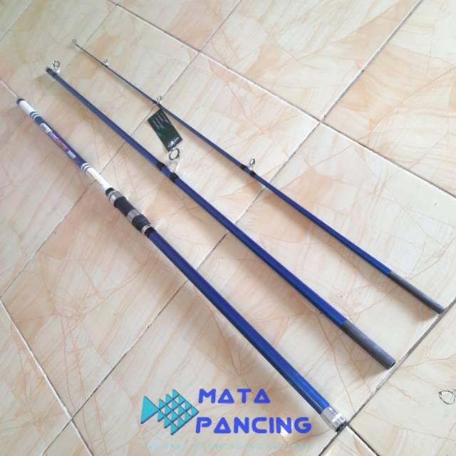 Joran surf sambung 3 hammerhead swing master 390 420 450 carbon material action hard joran tebing dan joran pantai