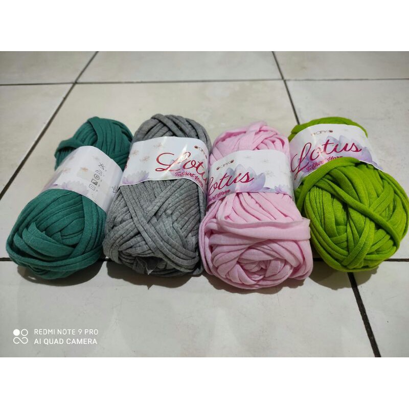 Benang rajut lotus kaos