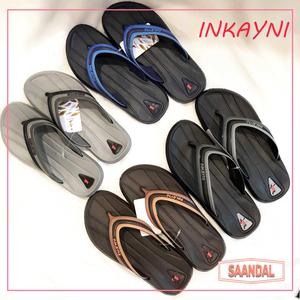 Sandal Jepit Karet Pria Inkayni YK6008 (BISA SATUAN)