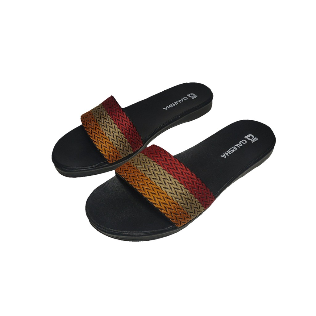 Insyira - Sandal Wanita Selop Turki / Sandal Turki Wanita Non Slip Alas Hitam / Sandal Wanita Lisban