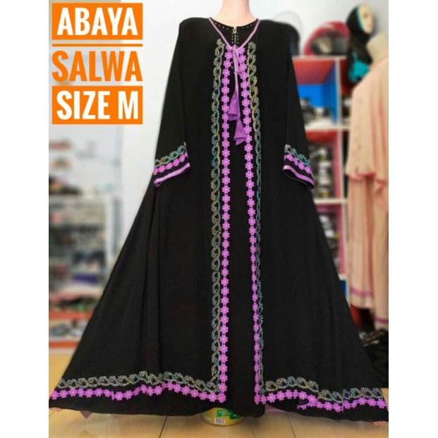 abaya salwa cantik
