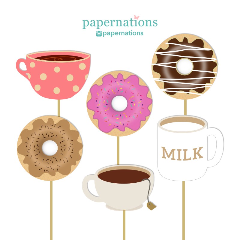 Snack Time Photo Props / Photo Props Food / Foto Props Food