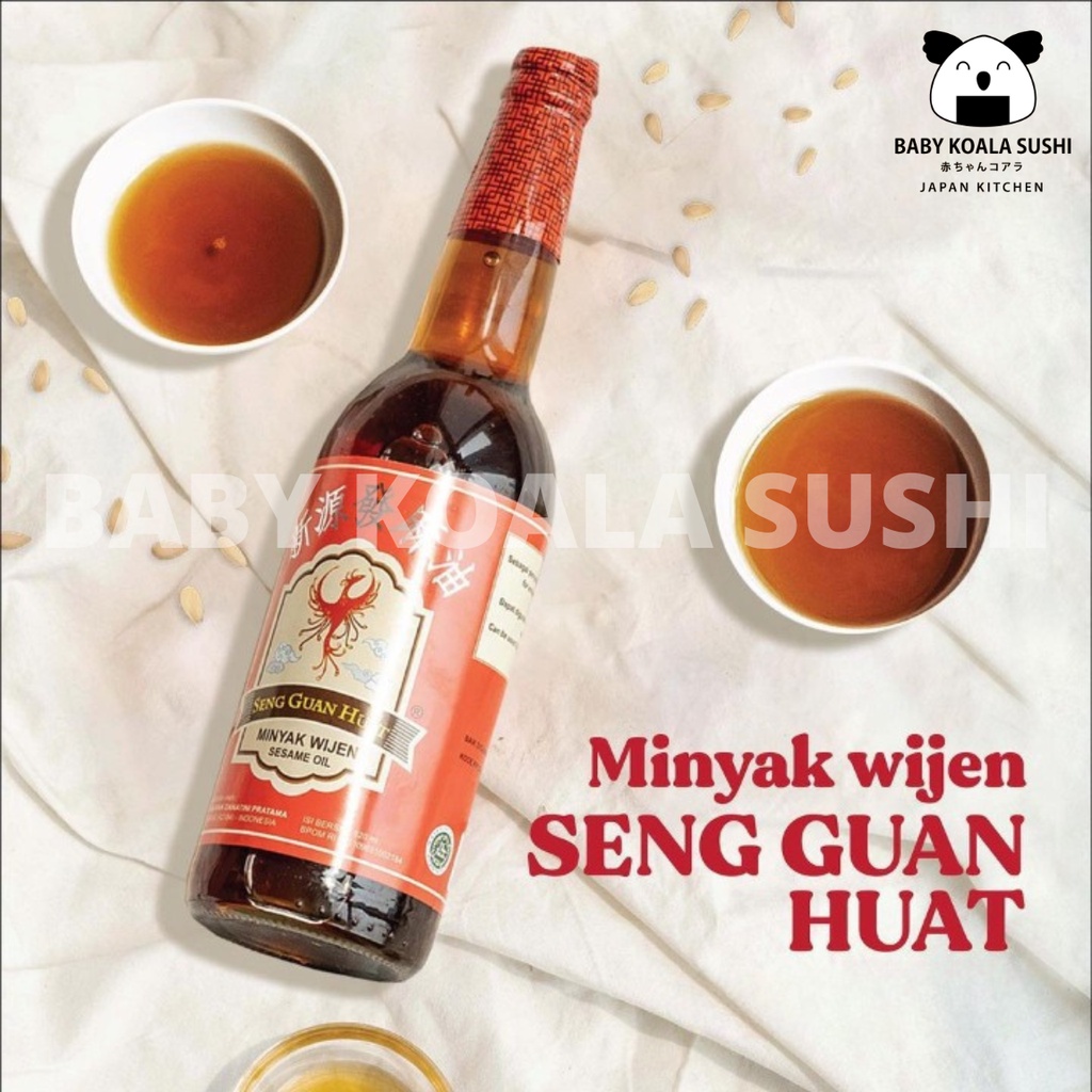 POENIX Minyak Wijen Putih Murni 100% 620 ml Halal │ Pure White Sesame Oil Seng Guan Huat