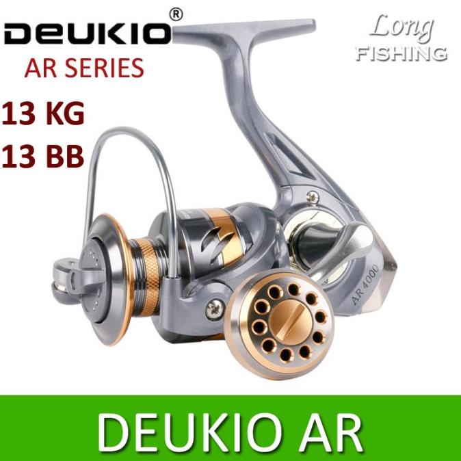 Reel Pancing Metal DEUKIO AR 2000 - 7000 Max Drag 13 Kg Termurah