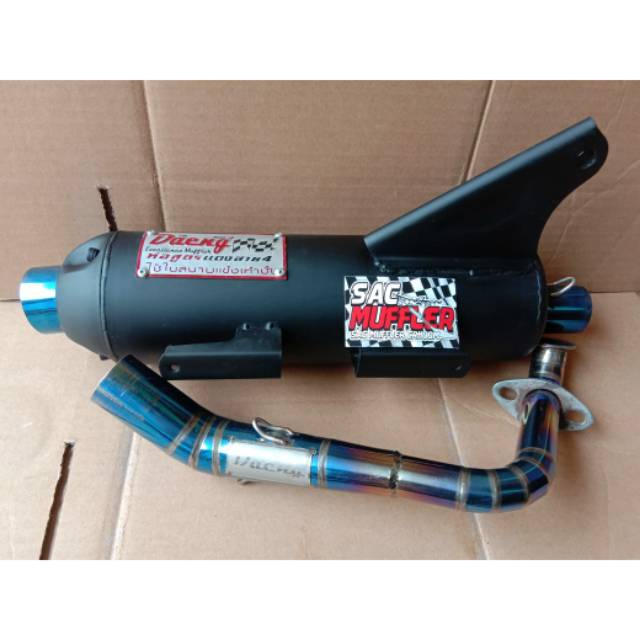 Kenalpot tsukigi daeng matic beat scoopy varled vario125/150 pcx150lokal genio beat2020