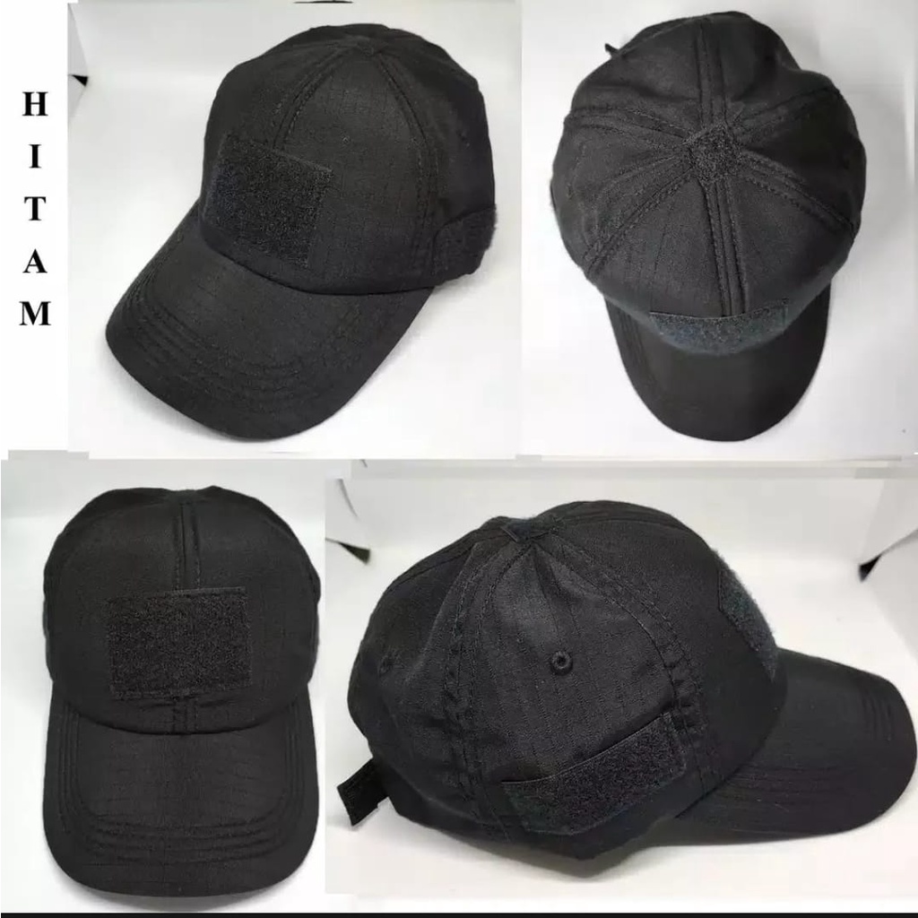 topi tactical / topi velcro polos / topi pria