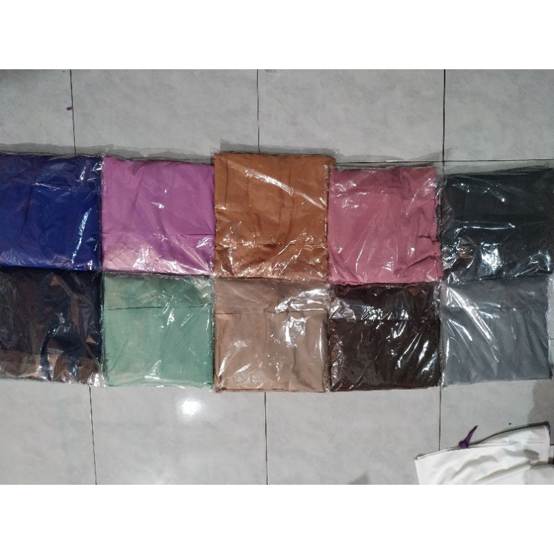 Paket reseller Kutung Polos Jersey seri 5 warna