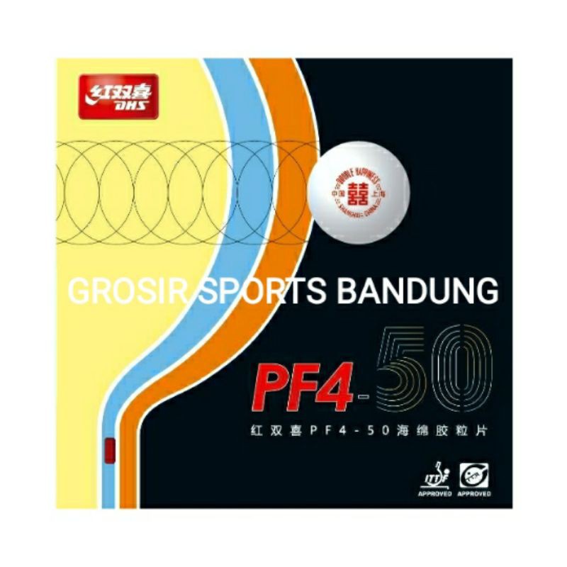 KARET BAT TENNIS MEJA / BET PING PONG DHS PF 4-50 ORIGINAL