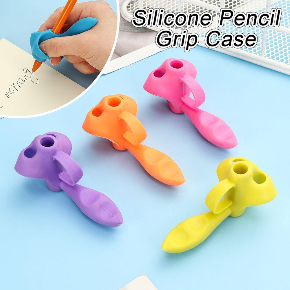 Nanas Silicone Pencil Grips Handwriting Grip Corrector Anak Kids Alat Bantu Tulisan Grip