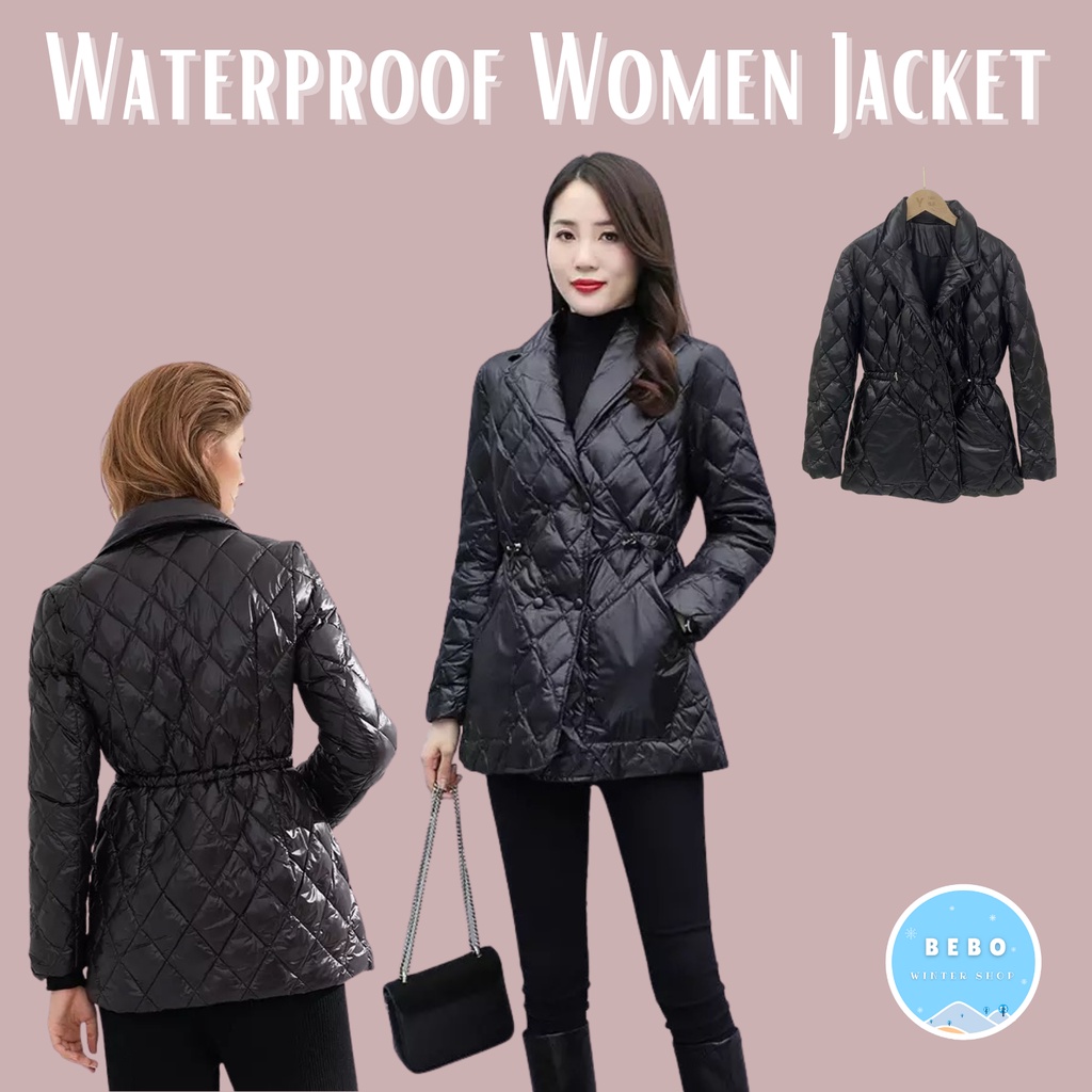 Jaket Wanita Anti Air dan Anti Angin Waterproof Jacket Winter