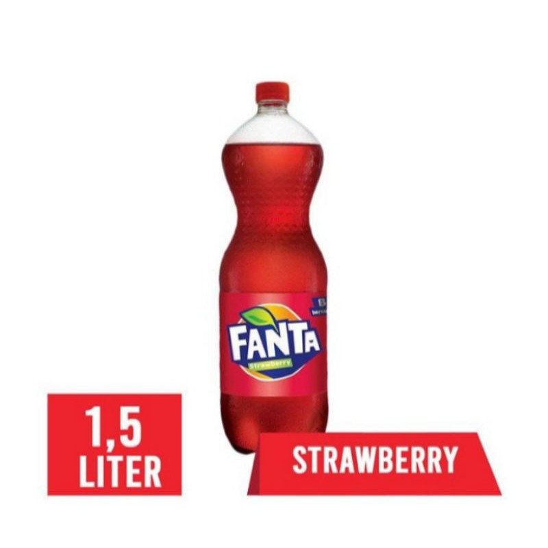 

minuman fanta UK 1.5 liter strawberry