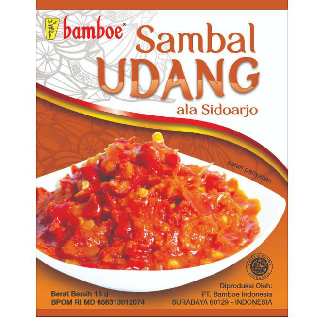 

Hot Item Bamboe Sambal Udang Ala Sidoarjo 15 Gr X 30 Sachet '