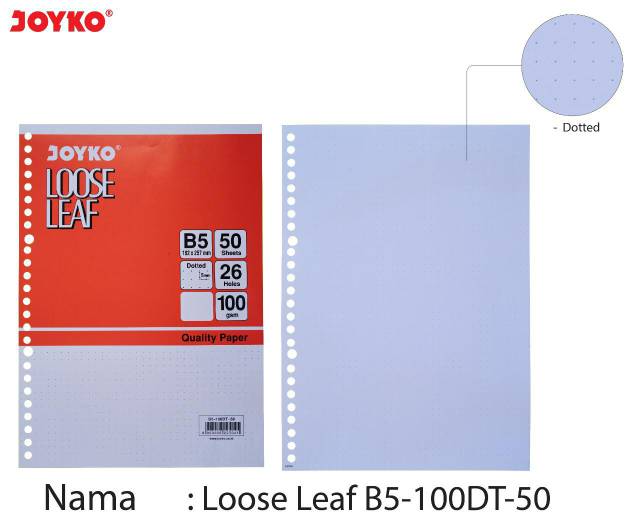 

HJK Isi Binder Dotted / Titik-Titik B5 (26ring)