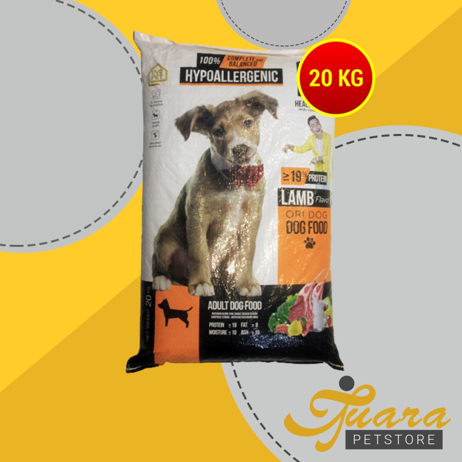 Makanan Kering Anjing Dewasa Ori Dog Food Lamb Domba Adult 20 KG