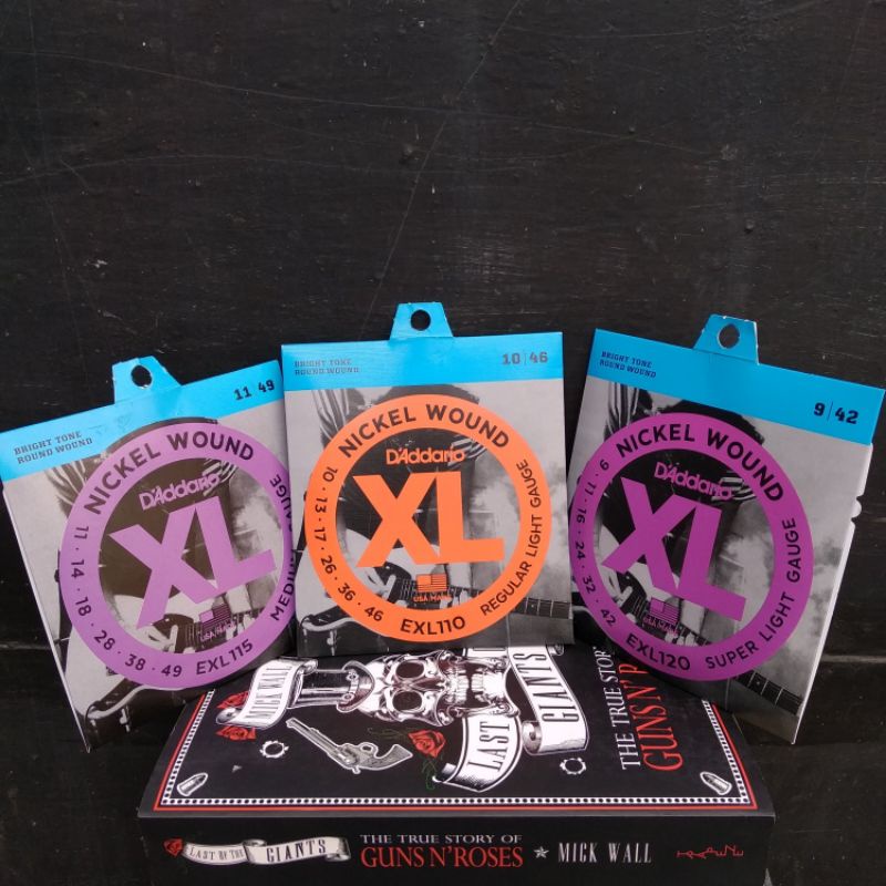 Senar Gitar DAddario Akustik, Elektrik & Nylon