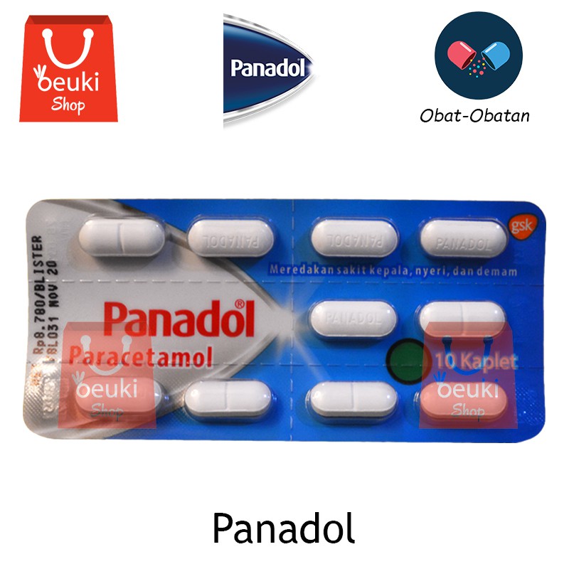 Panadol Paracetamol Obat Untuk Meredakan Demam Dan Rasa Nyeri Atau Sakit Kepala 10 Tablet Shopee Indonesia
