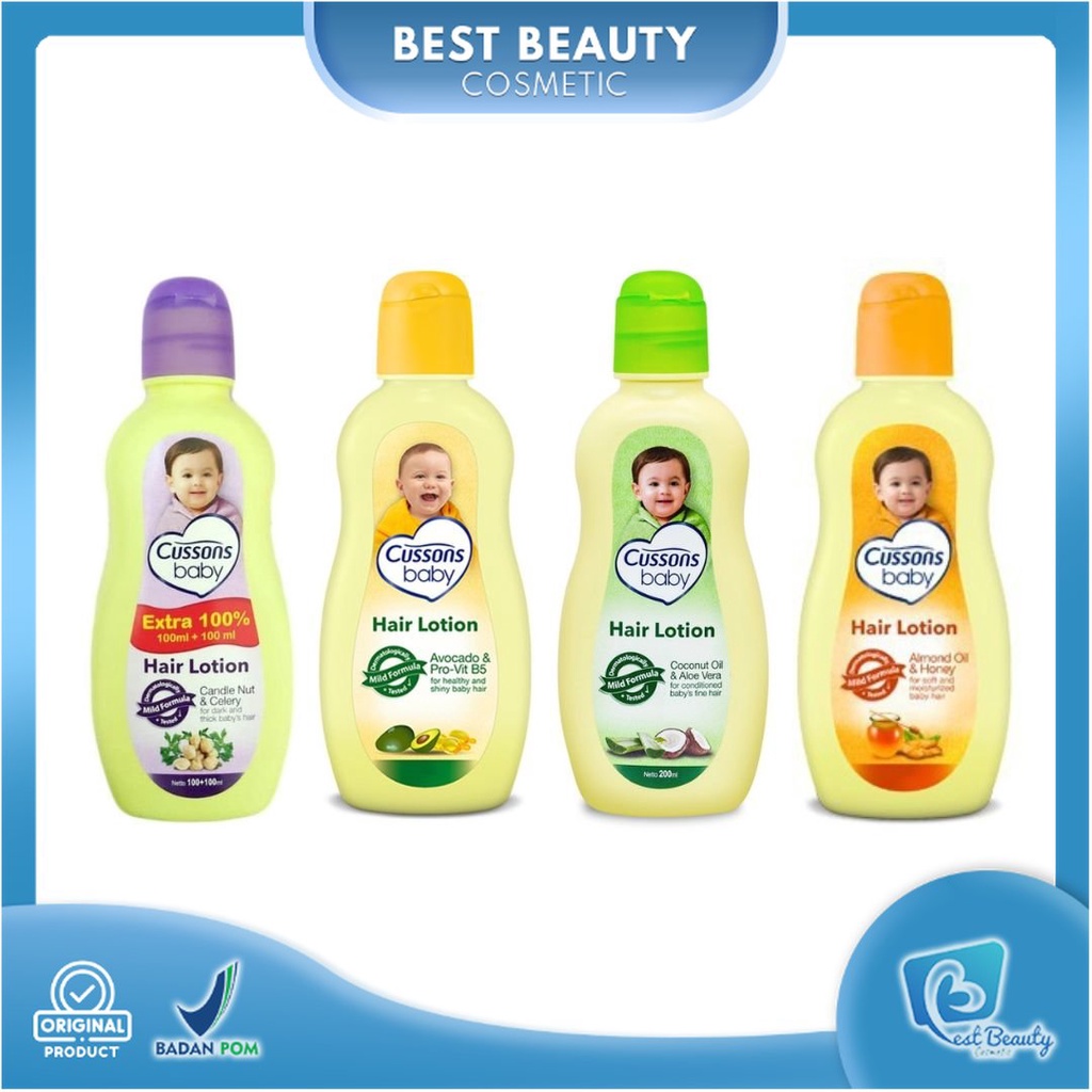 ★ BB ★  Cussons Baby Hair Lotion - Losion Rambut Bayi 50 ml - 100ml