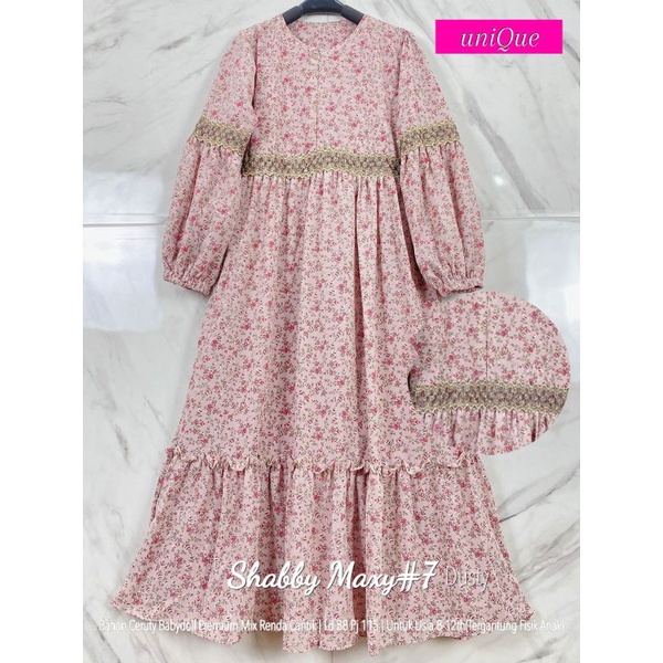 GAMIS ANAK PEREMPUAN REMAJA SHABY 7 KIDS ORI UNIQUE SOLO