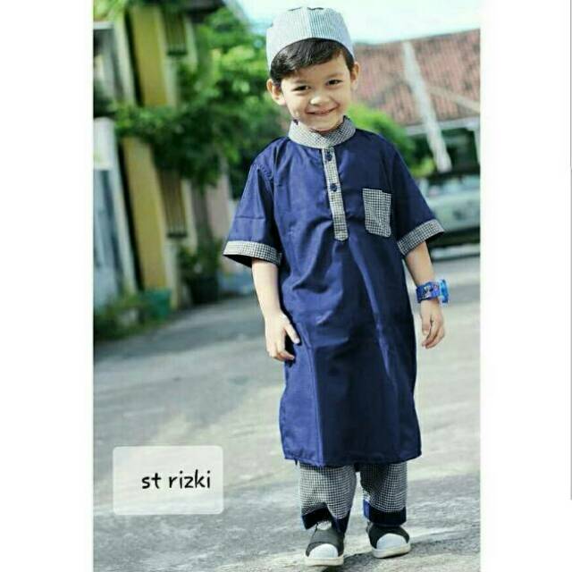 Koko Turki Anak Usia 6 9 tahun TK SD - Baju lebaran Anak Cowo Cowok Terbaru