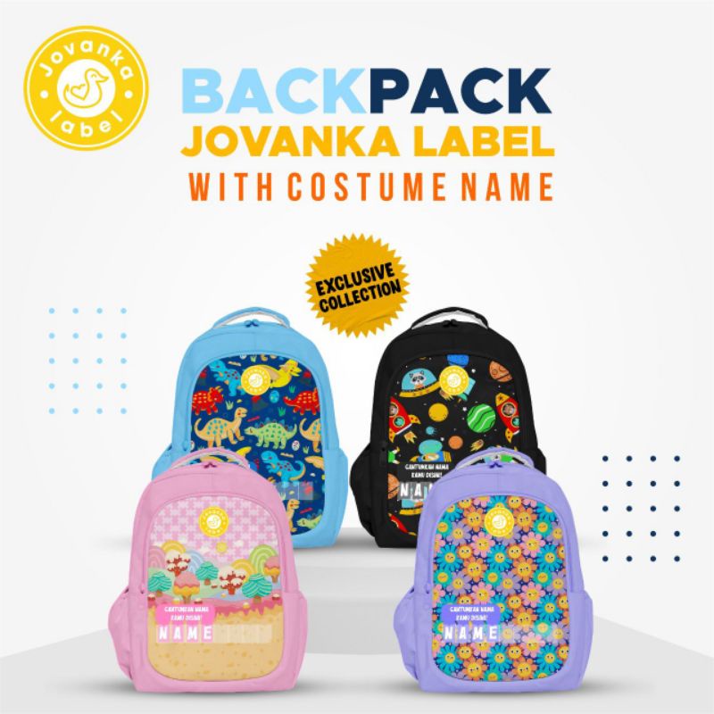 TAS ANAK UNISEX JOVANKA LABEL