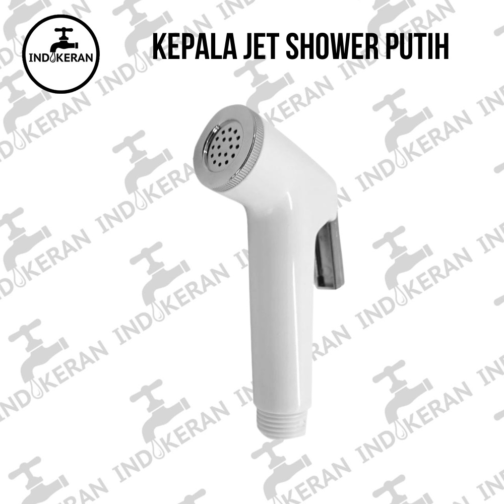 INDOKERAN - Kepala Jet Shower Putih - High Quality