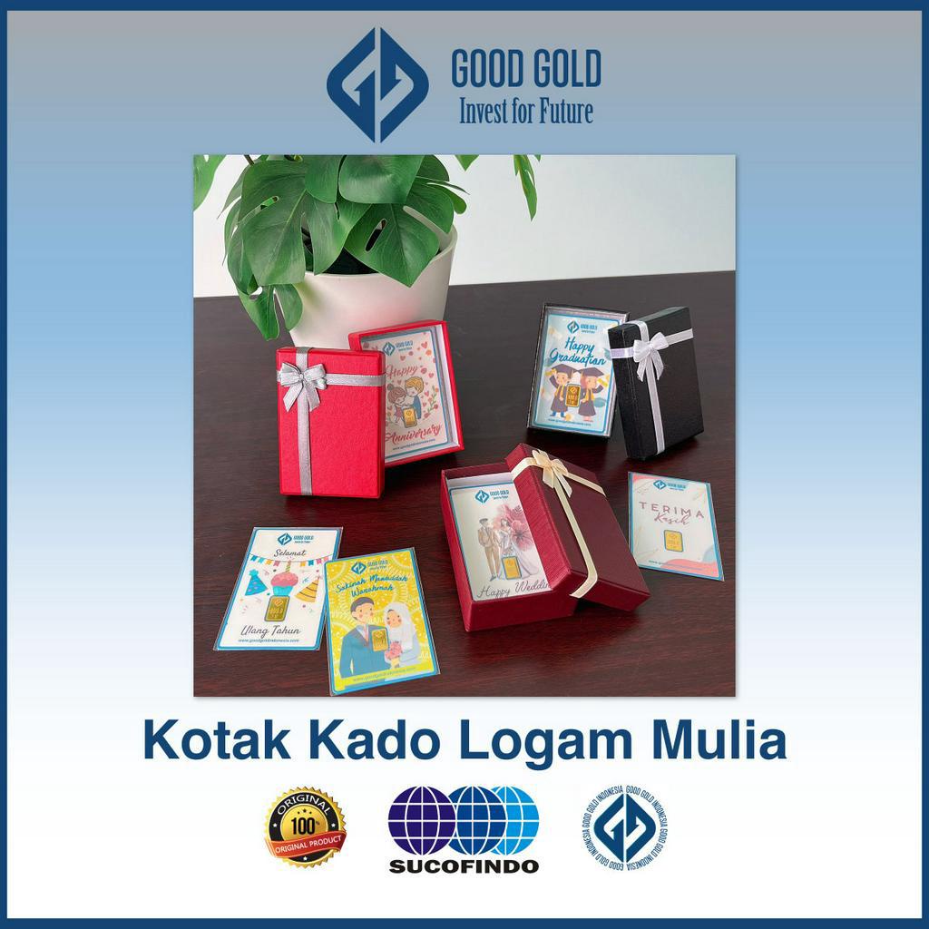 Kotak Kado Logam Mulia ukuran kecil/ Gift Box