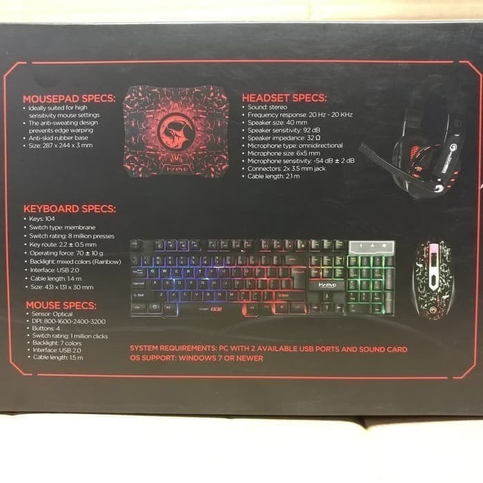 MARVO CM370 Gaming Starter Kit 4 in 1 KEYBOARD