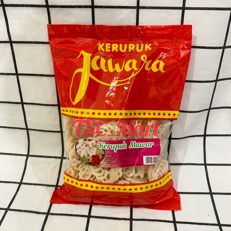 

kerupuk jawara Mawar 200gr / Kerupuk Mawar / cocok untuk vegan