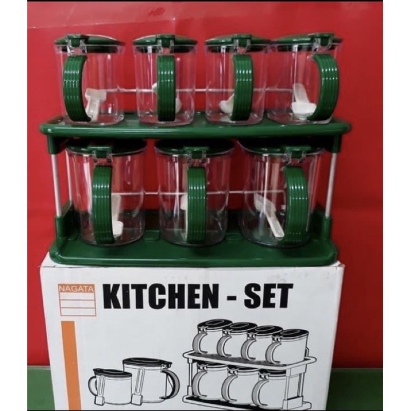 Tempat bumbu Nagata bahan mewah akrilik Nagata kitchen set NGT 757