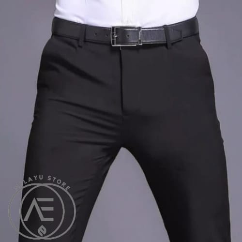 CELANA KANTOR FORMAL PRIA SLIMFIT BAHAN DASAR KAIN WOLL KUALITAS