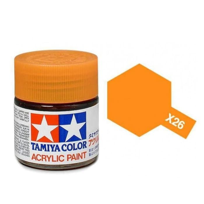 

Promo Tamiya Color Acrylic Paint X-26 Clear Orange 10ml Berkualitas