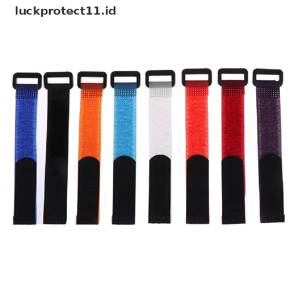 &lt; Luckprotect11. &lt; LuckproteksiId &gt; 10pcs Strap Pengikat Joran Pancing Reusable