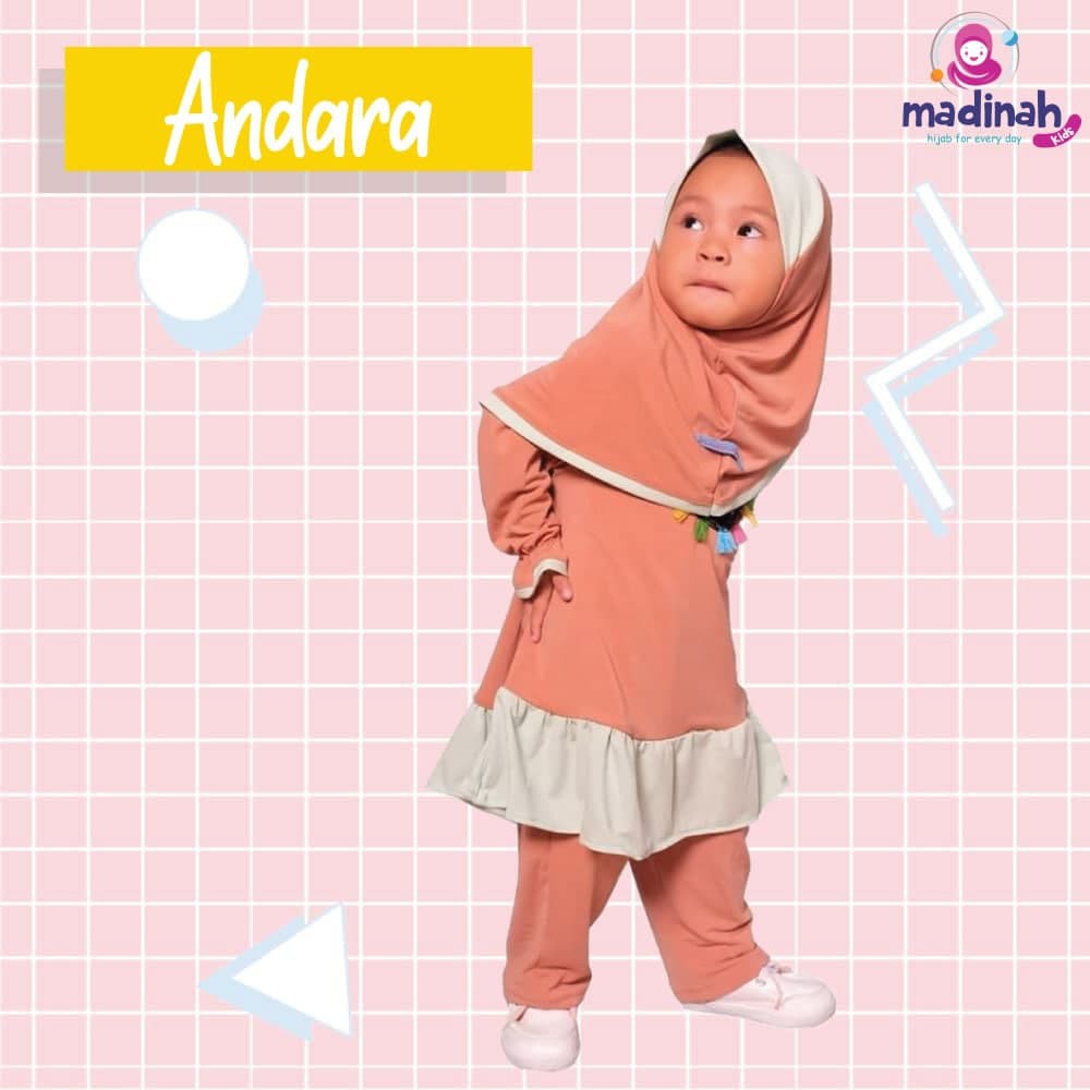 Setelan Andara Warna Cokelat ( S )