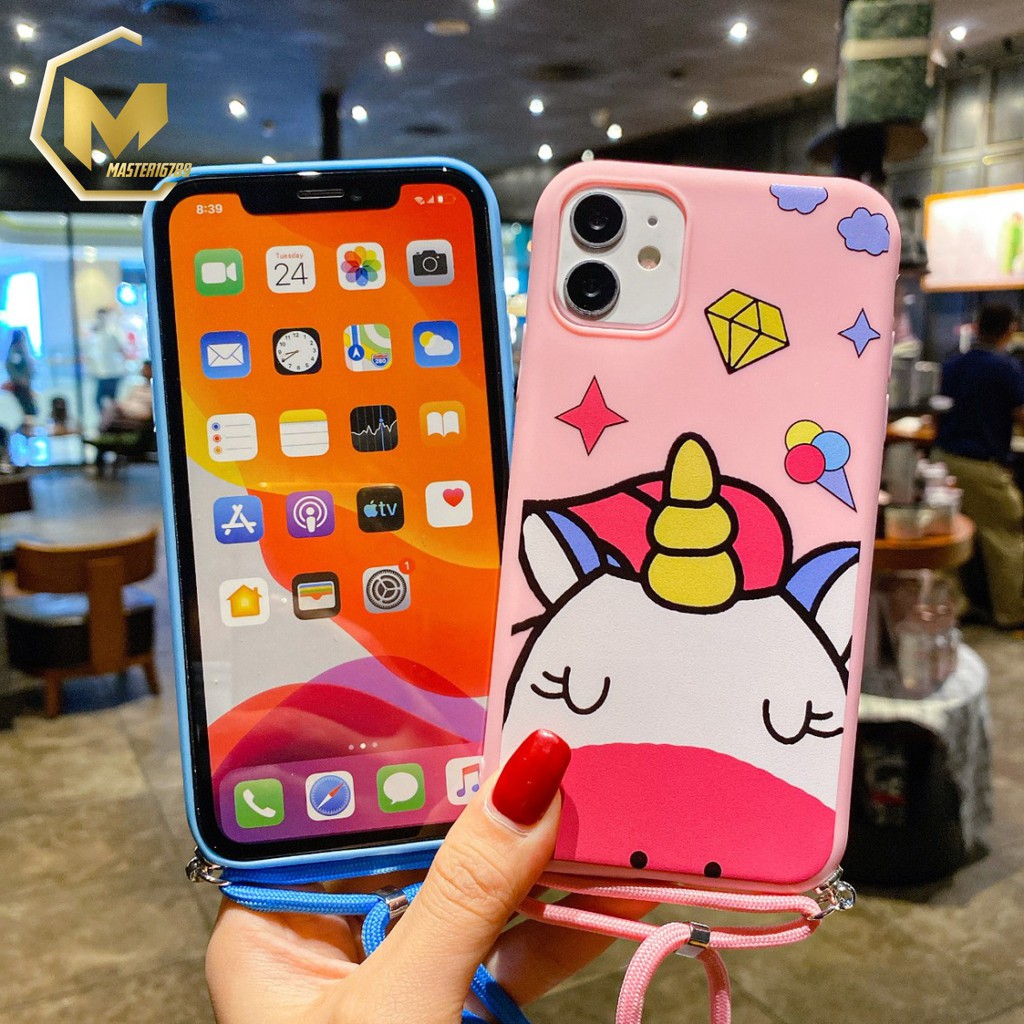 SS153 case Slingcase Lanyard UNICORN Oppo F1s A59 A3s A5s A7 A11k A12 A5 A9 A31 A8 2020 MA747